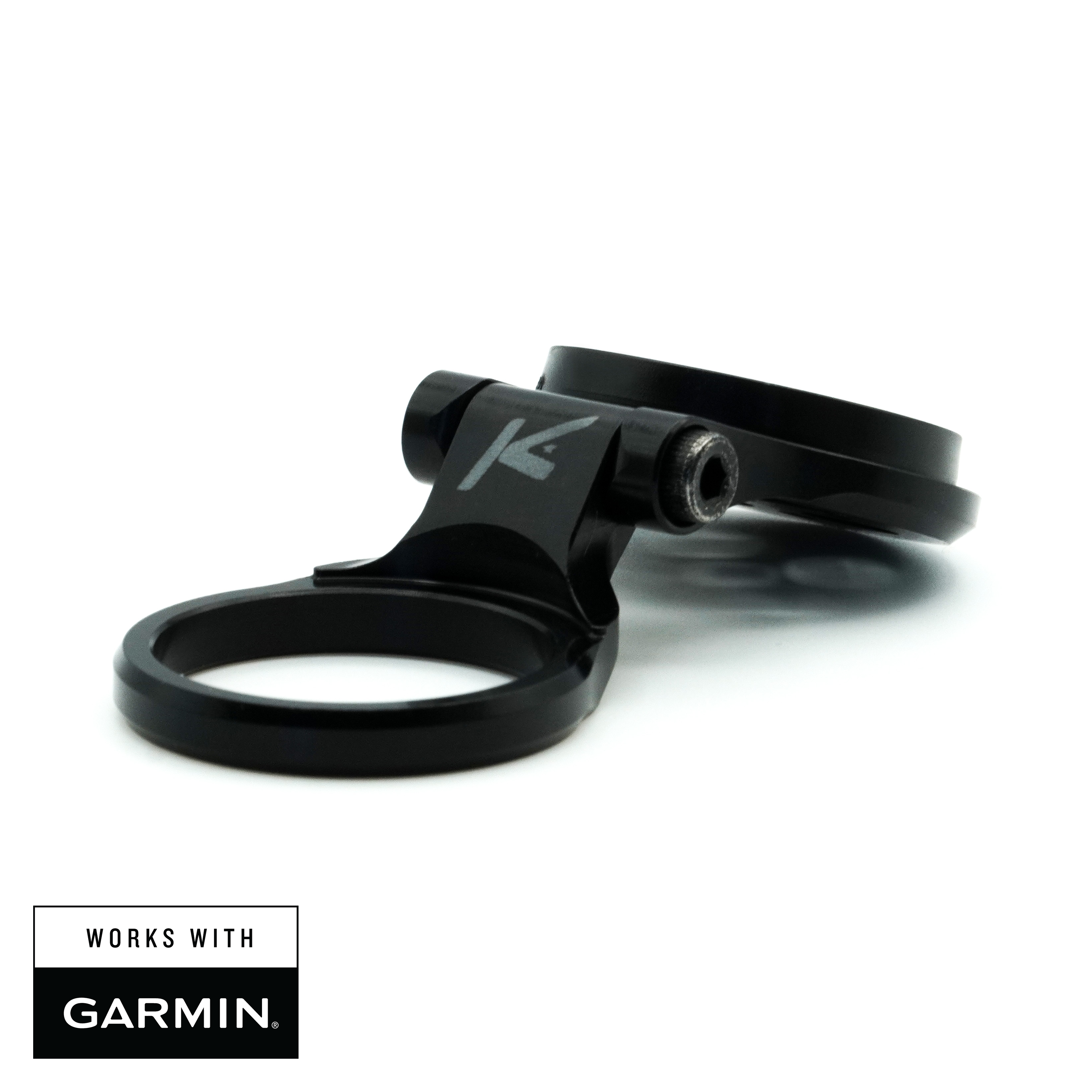 K-Edge | Boost Stem Bicycle Computer Mount | Garmin | Black
