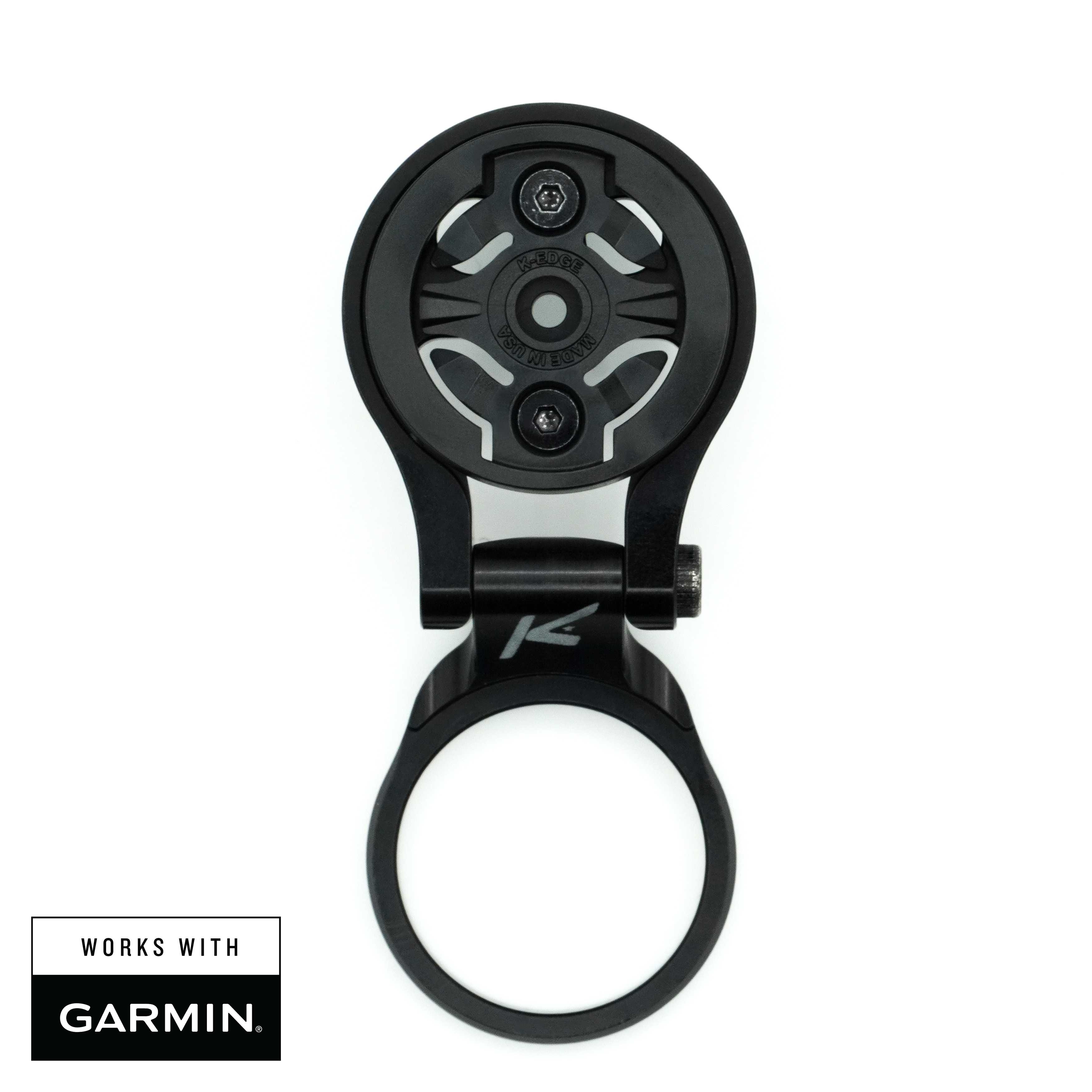 K-Edge | Boost Stem Bicycle Computer Mount | Garmin | Black