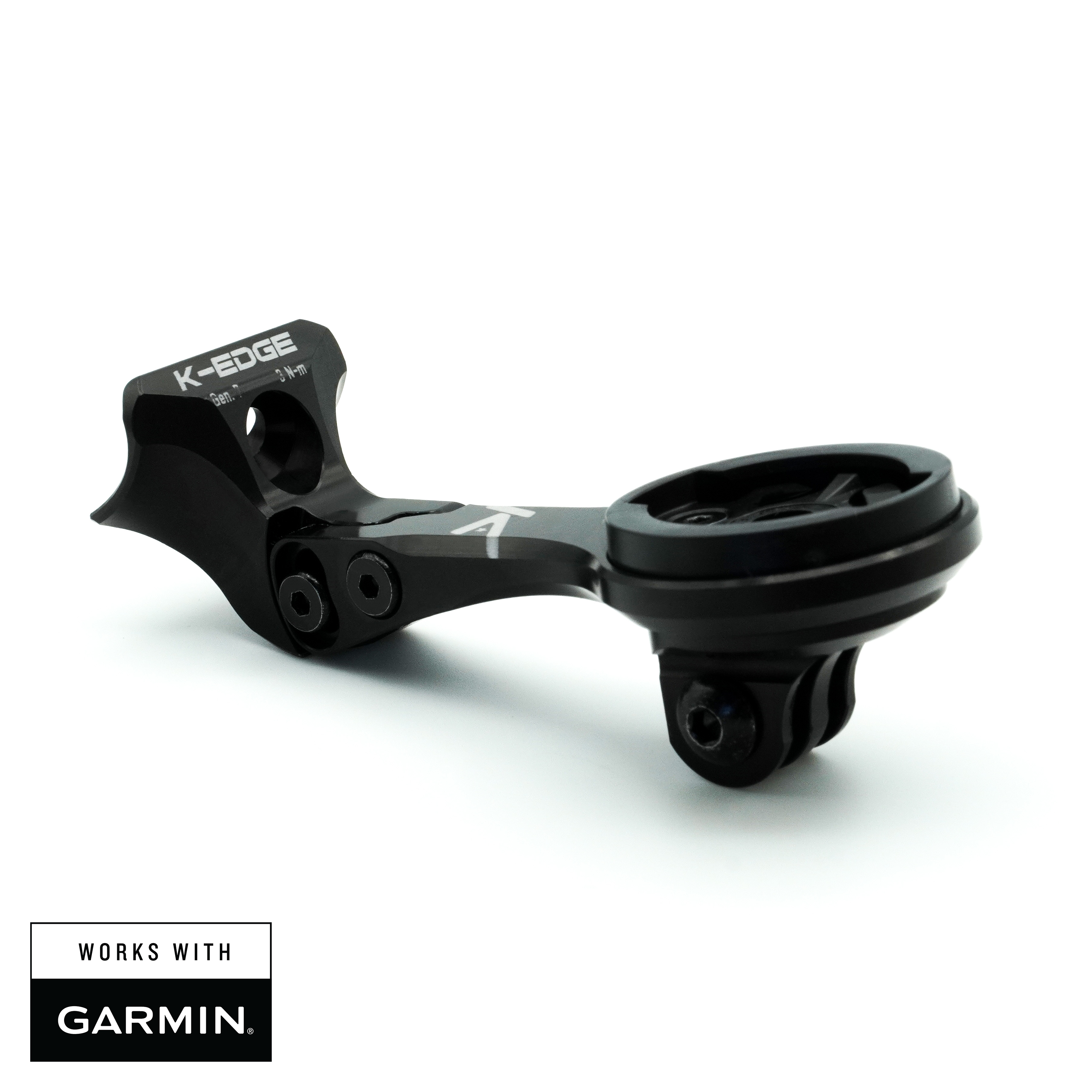 K-Edge | Gen 7. Madone Combo Bicycle Computer Mount | Garmin | Black