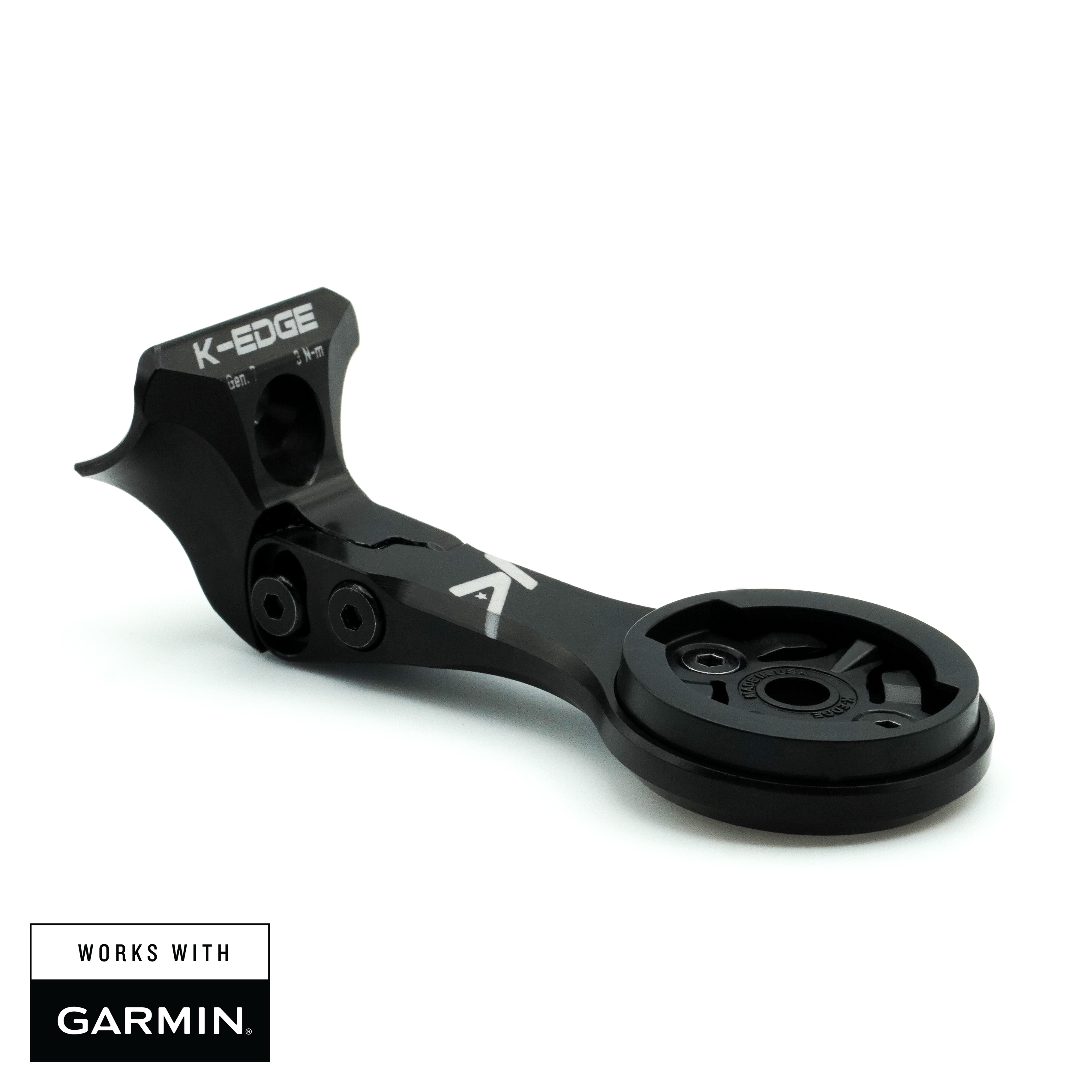 K-Edge | Gen 7. Madone Bicycle Computer Mount | Garmin | Black