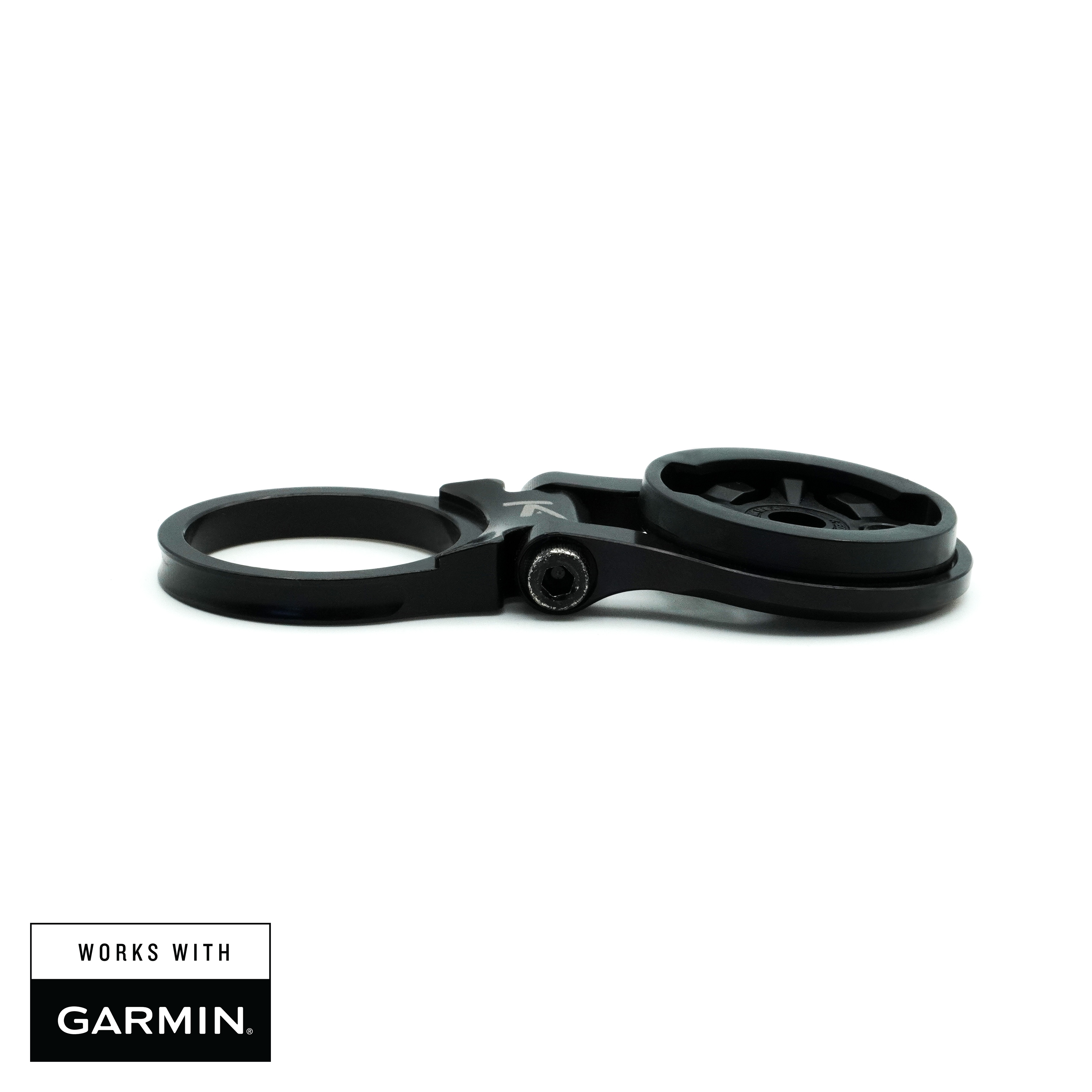 K-Edge | Adjustable Bicycle Computer Stem Mount | Garmin | Black