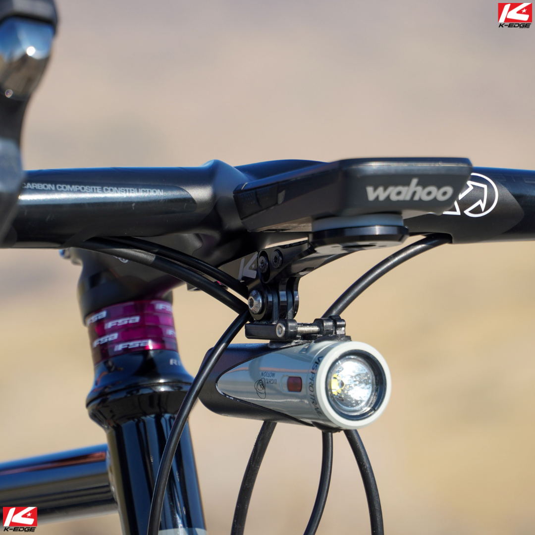 K-Edge | Wahoo | Integrated Handlebar System (IHS) Bicycle Computer Combo Mount
