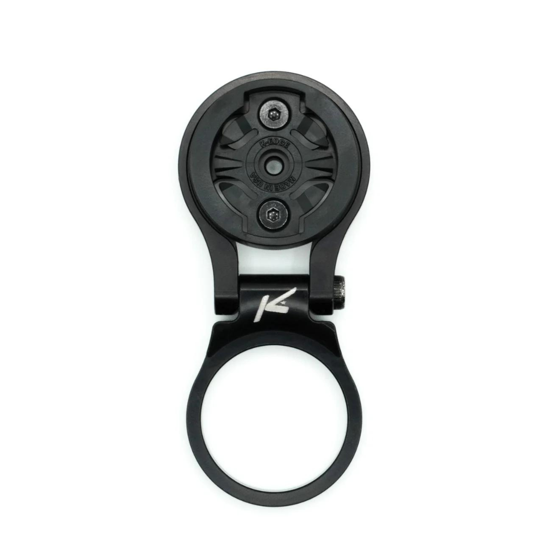 K-Edge | Adjustable Bicycle Computer Stem Mount | Garmin | Black | Front