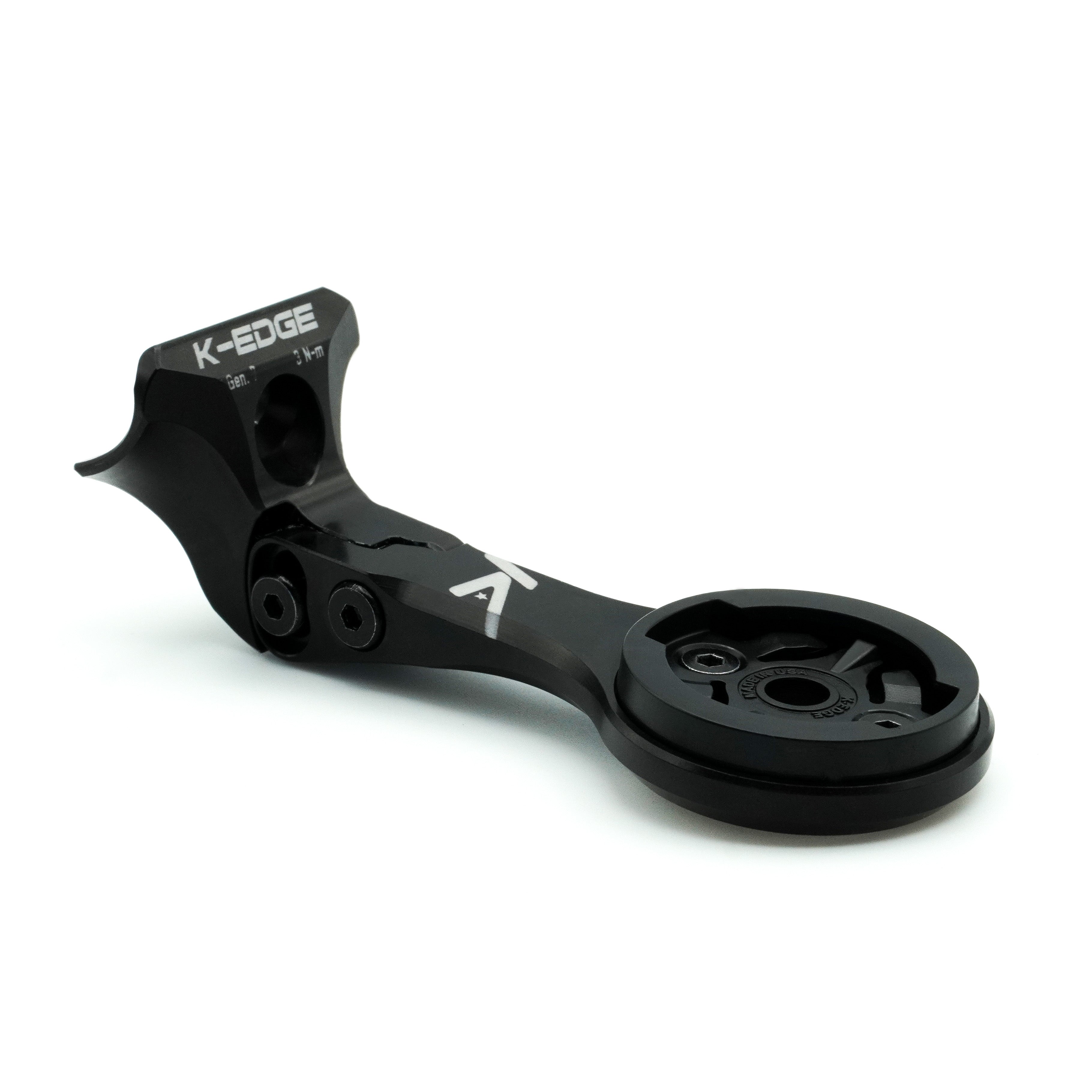 K-Edge | Gen 7. MadoneBicycle Computer Mount | Garmin | Black | Side