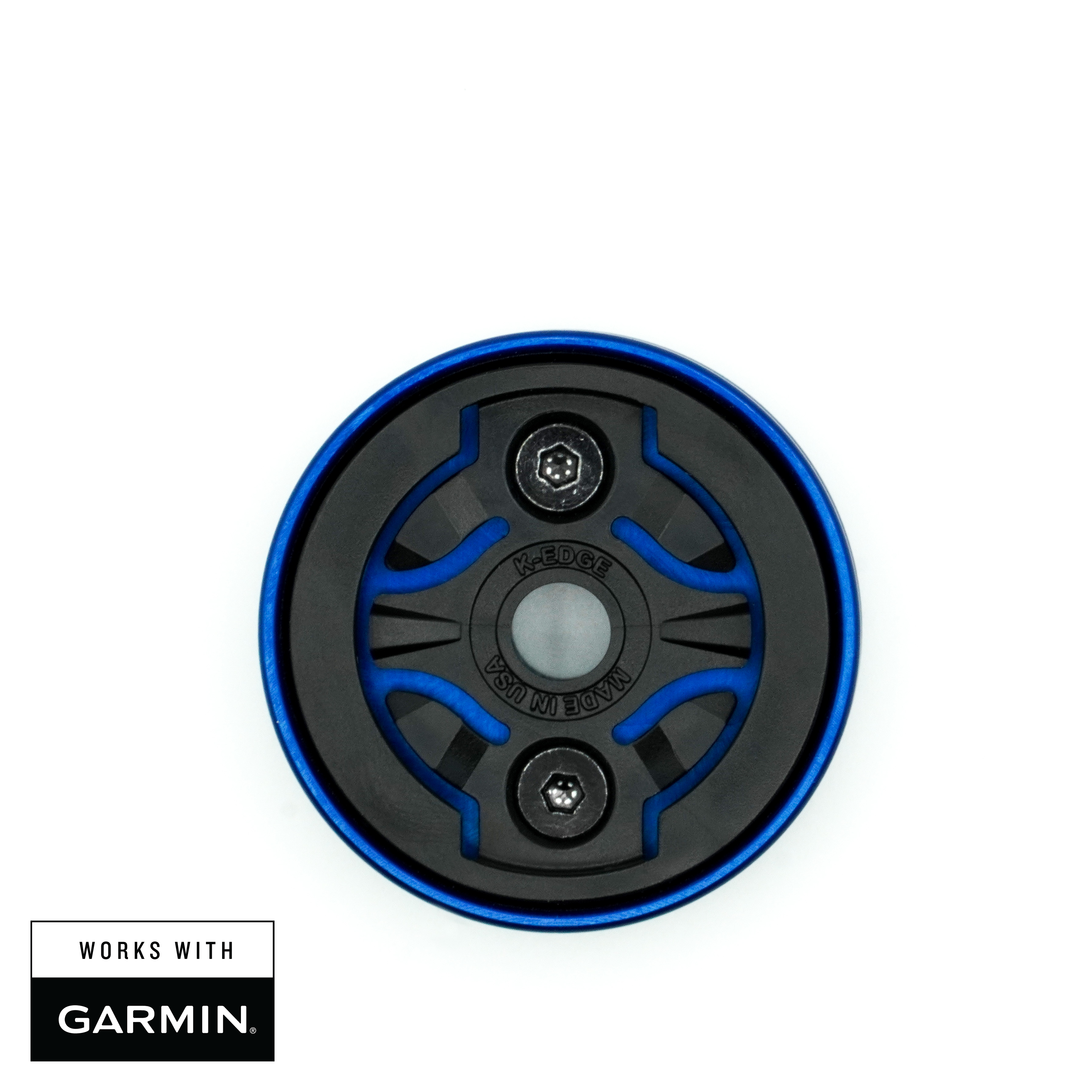 K-Edge | Gravity Top Cap Mount Bicycle Computer Mount | Garmin