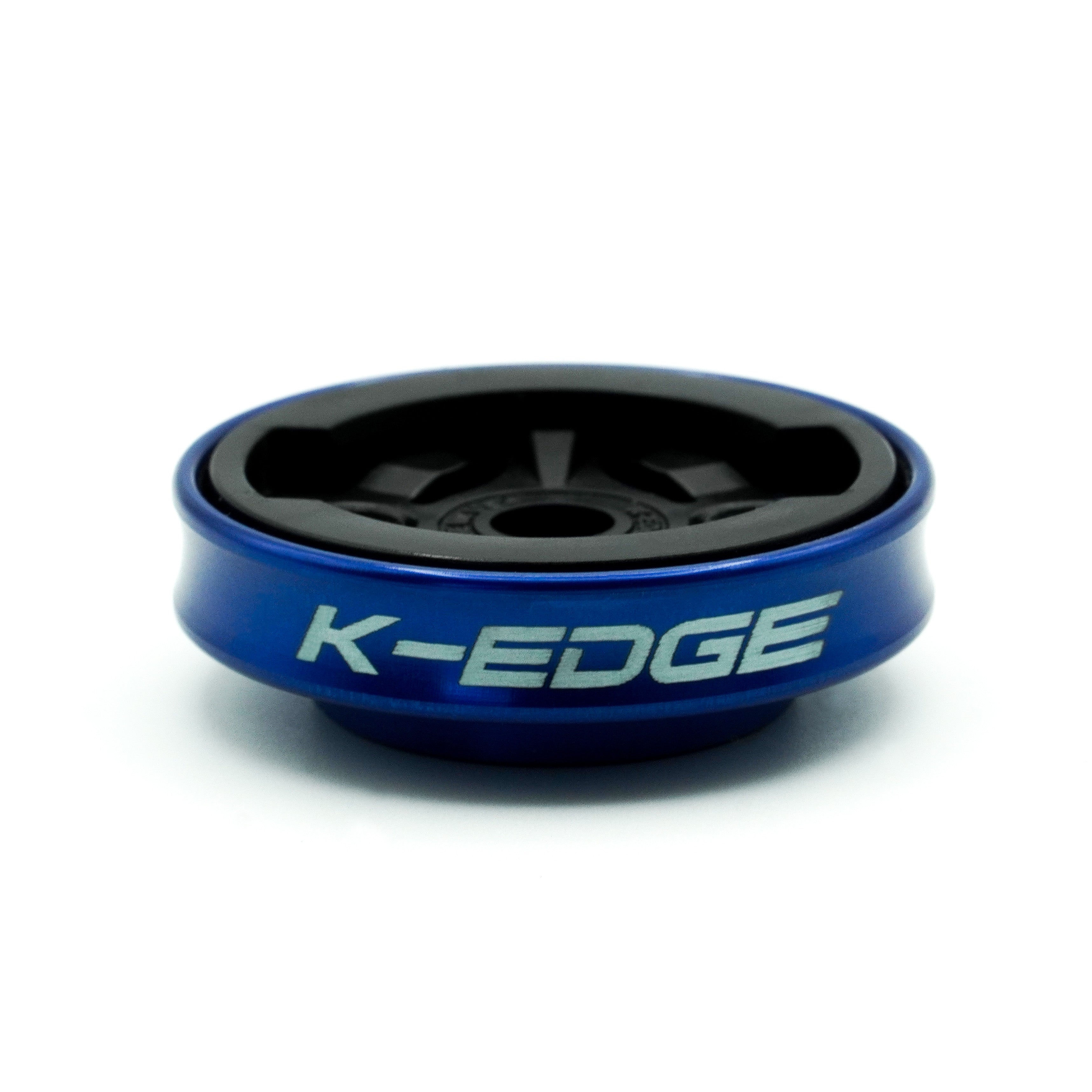 K-Edge | Garmin Gravity Mount for Bicycle Computers | Top Cap | Blue