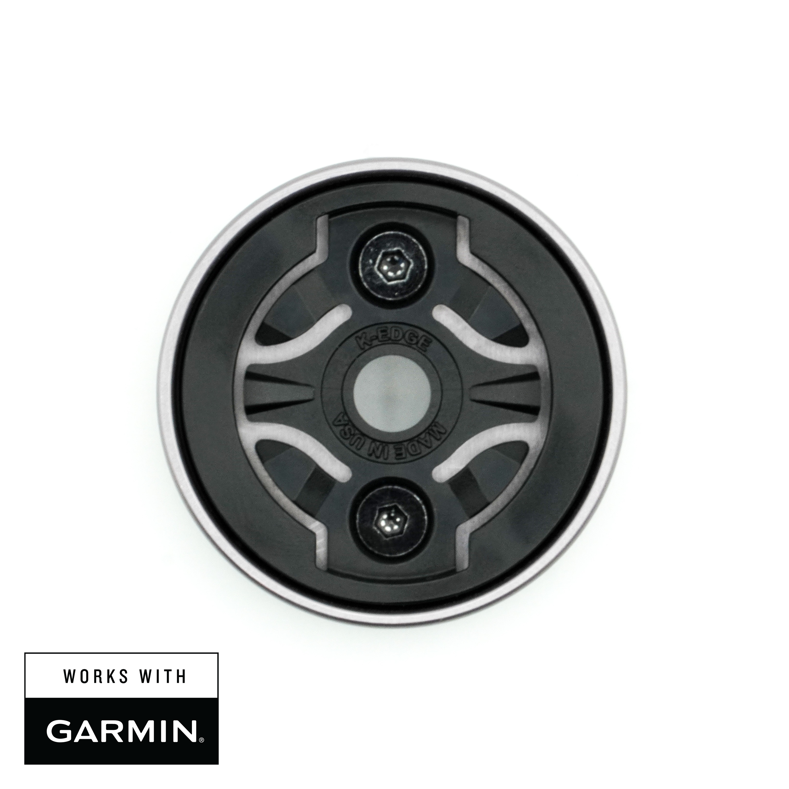 K-Edge | Gravity Top Cap Mount Bicycle Computer Mount | Garmin