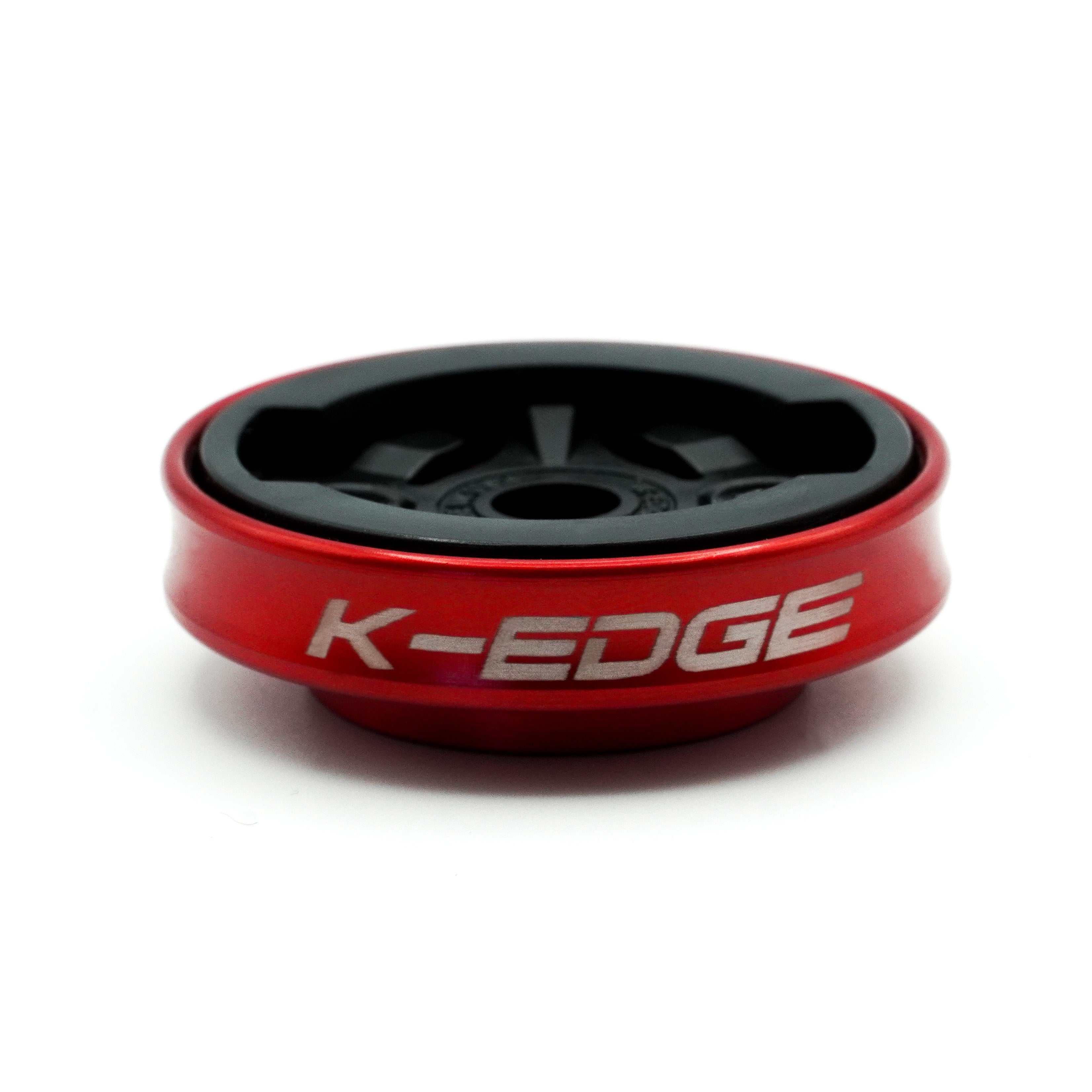 K-Edge | Garmin Gravity Mount for Bicycle Computers | Top Cap | Red