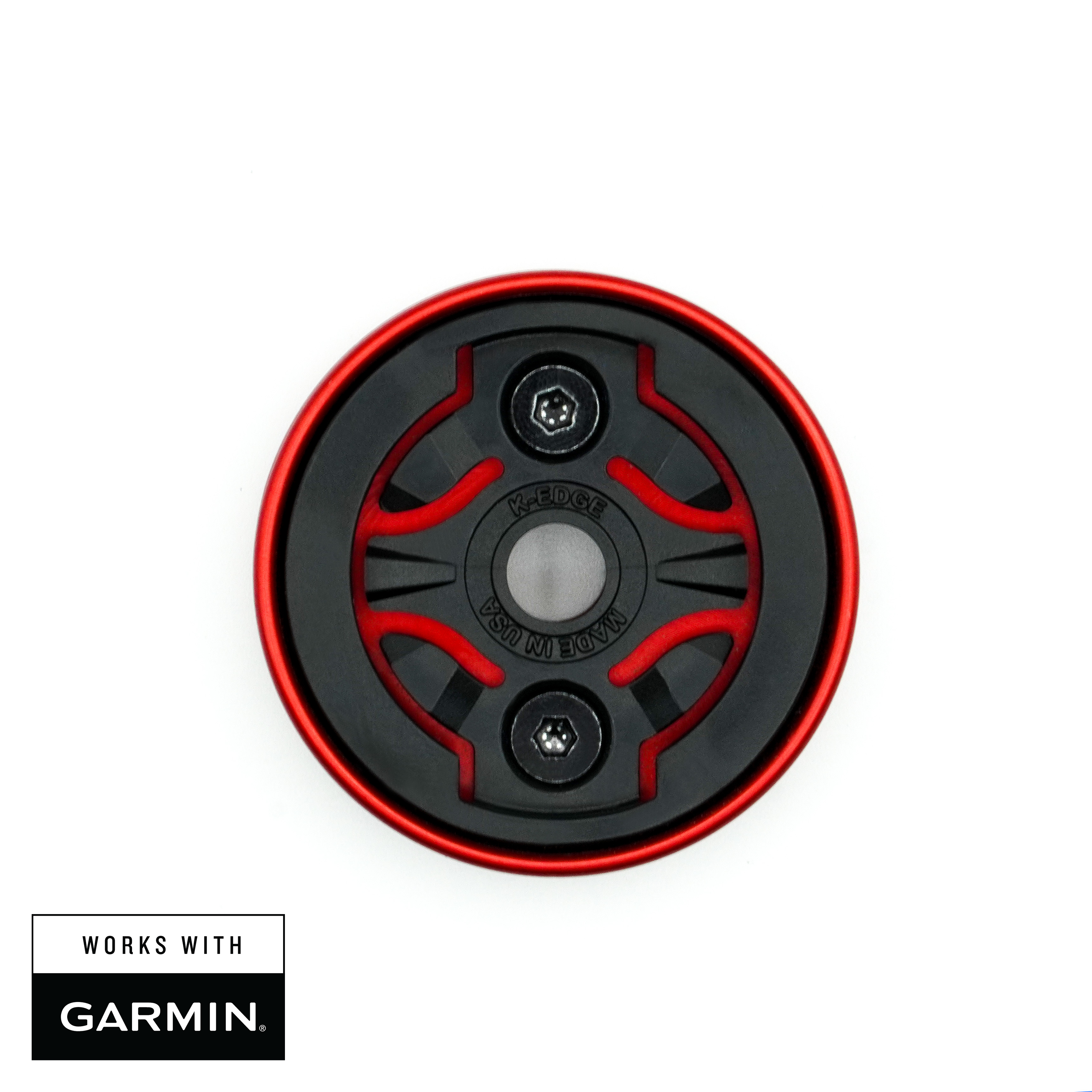 K-Edge | Gravity Top Cap Mount Bicycle Computer Mount | Garmin