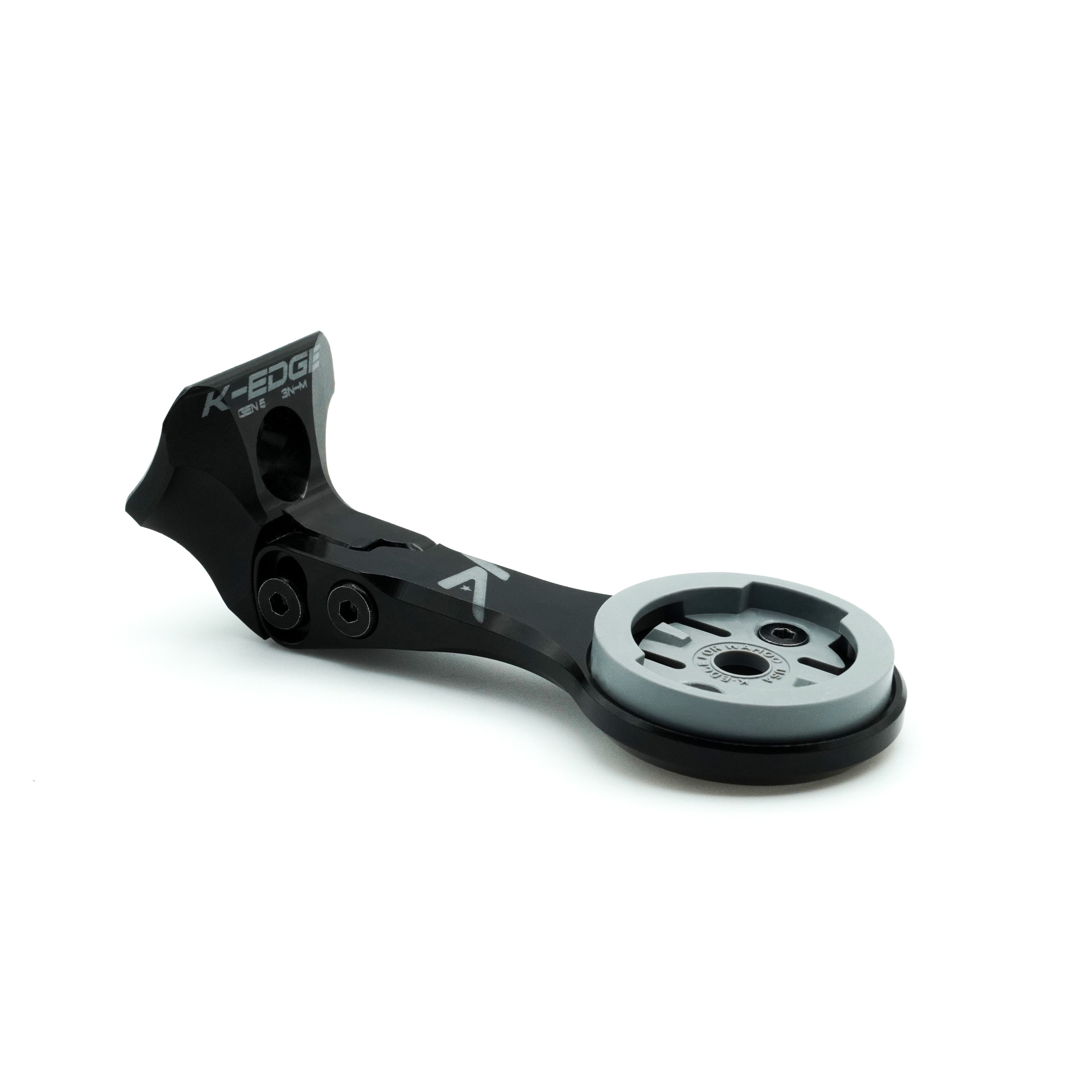 K-Edge | Gen 6. Madone/Emonda Bicycle Computer Mount | Wahoo | Black | Side