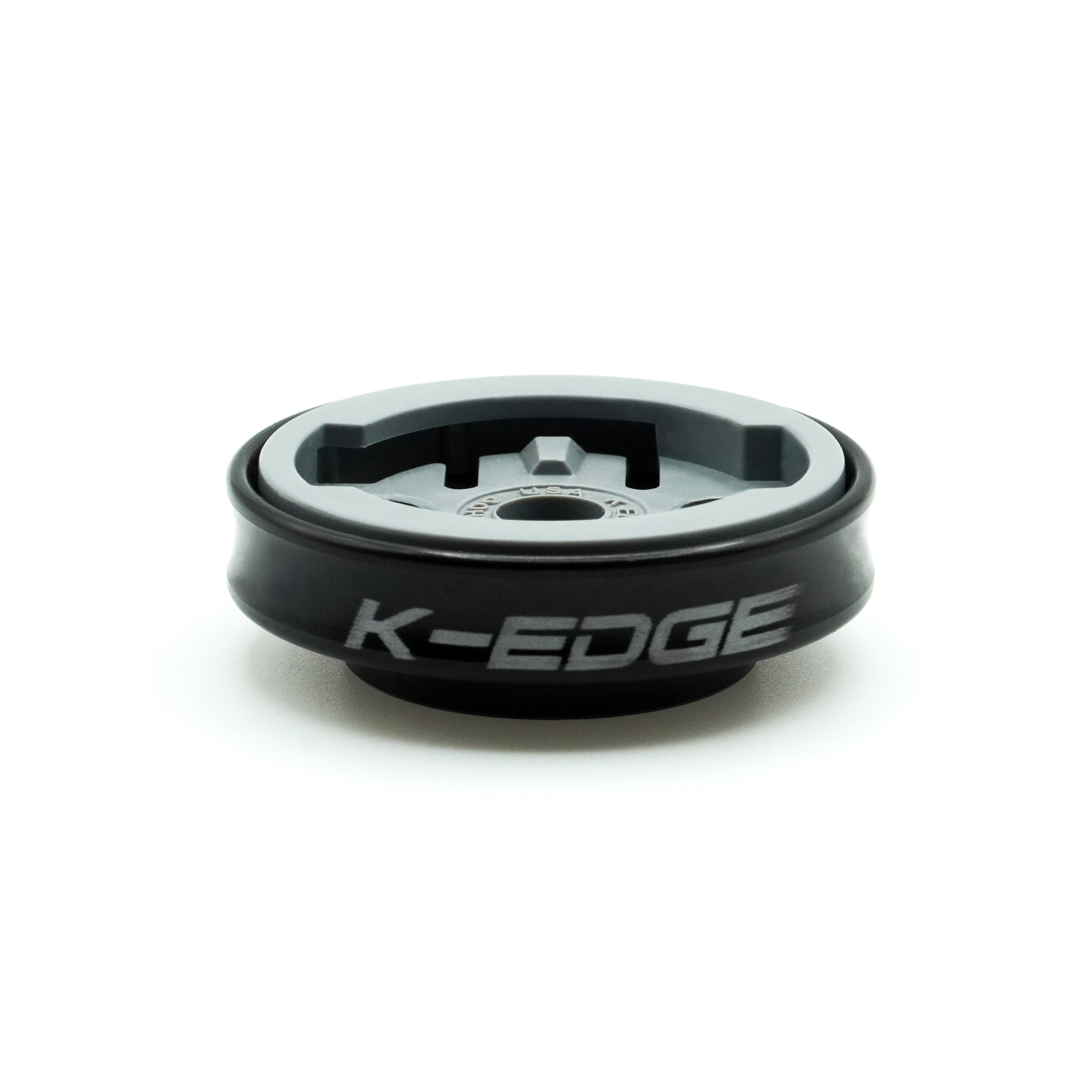 K-Edge | Wahoo Gravity Mount for Bicycle Computers | Top Cap | Black