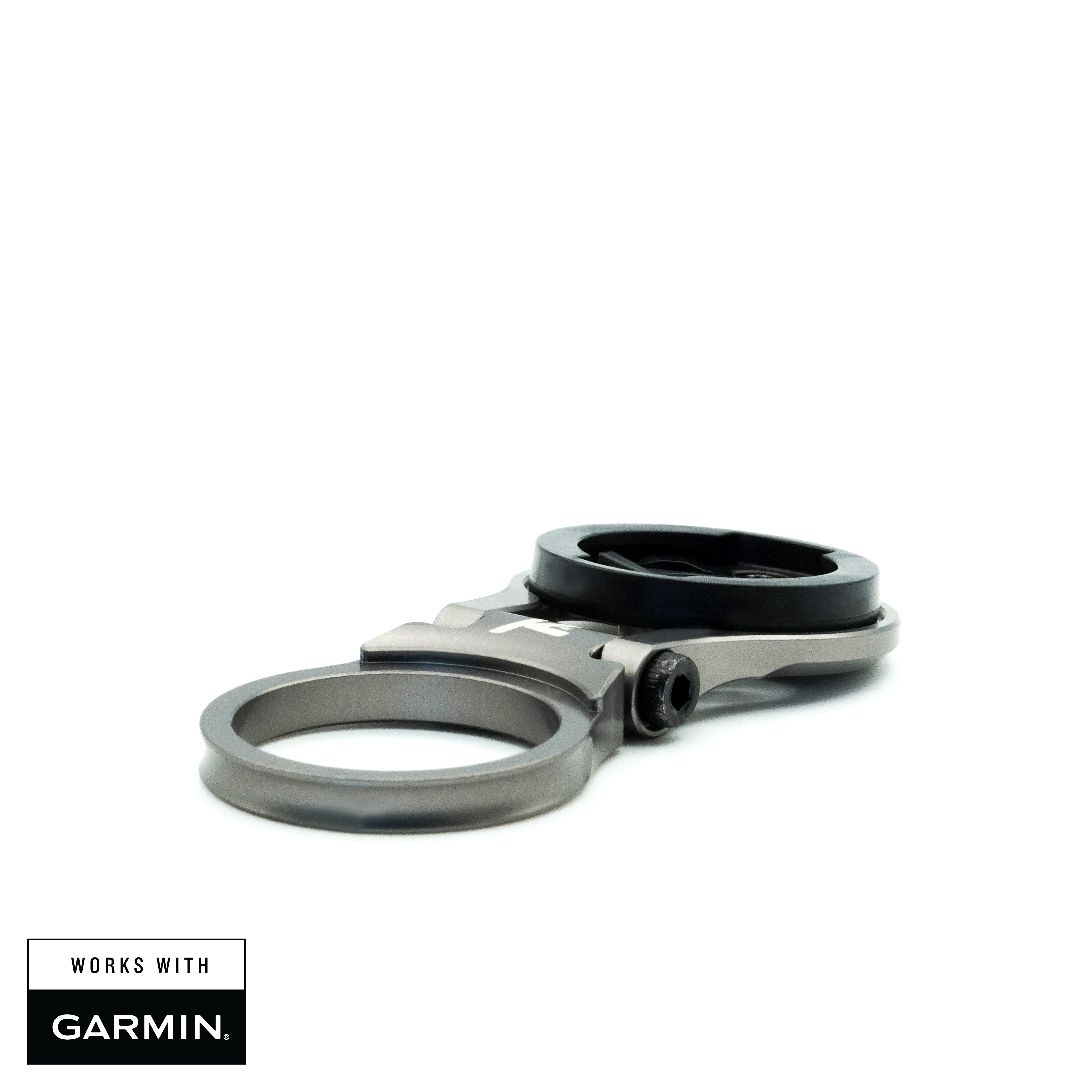 K-Edge | Adjustable Bicycle Computer Stem Mount | Garmin | Gun Metal