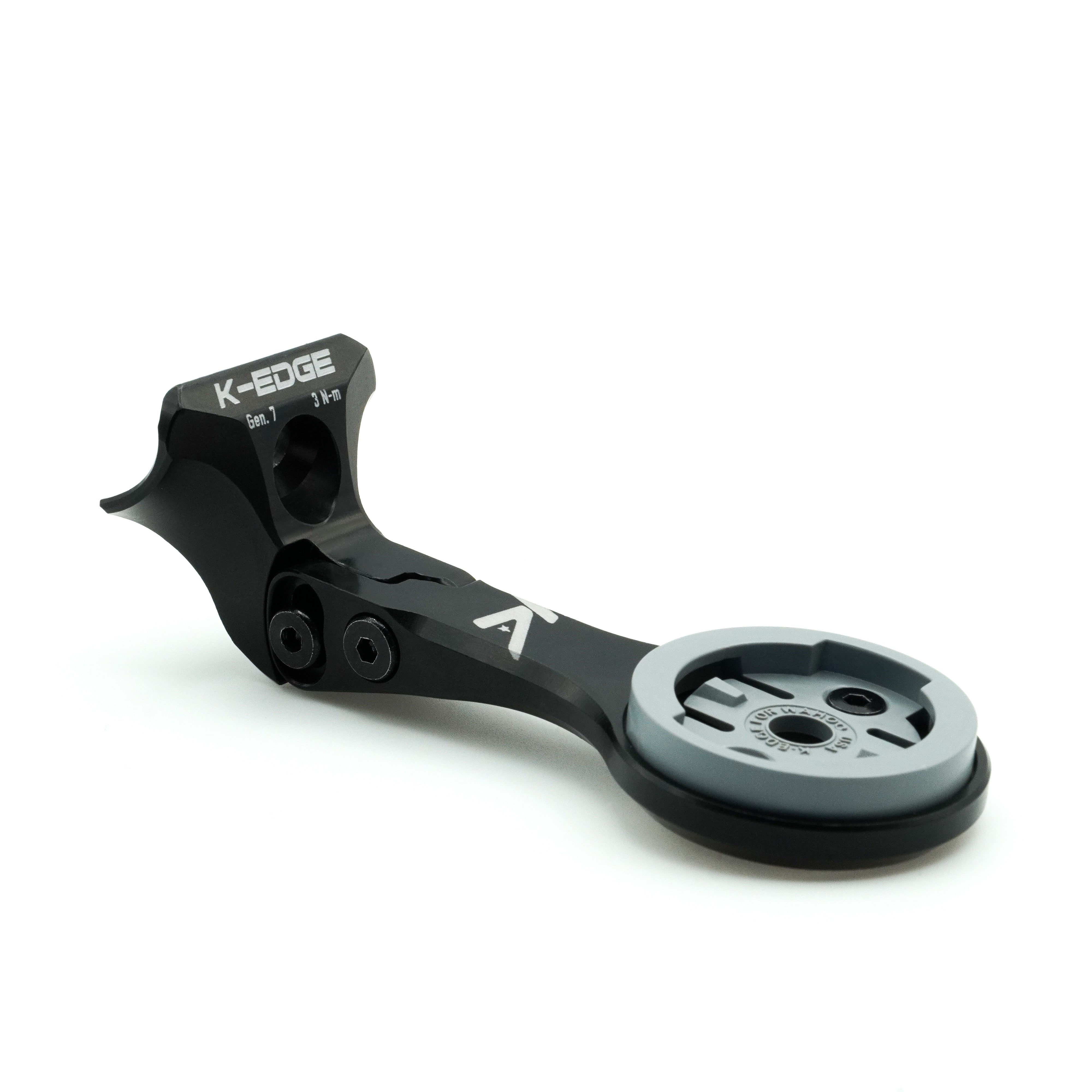 K-Edge | Gen 7. Madone Bicycle Computer Mount | Wahoo | Black | Side