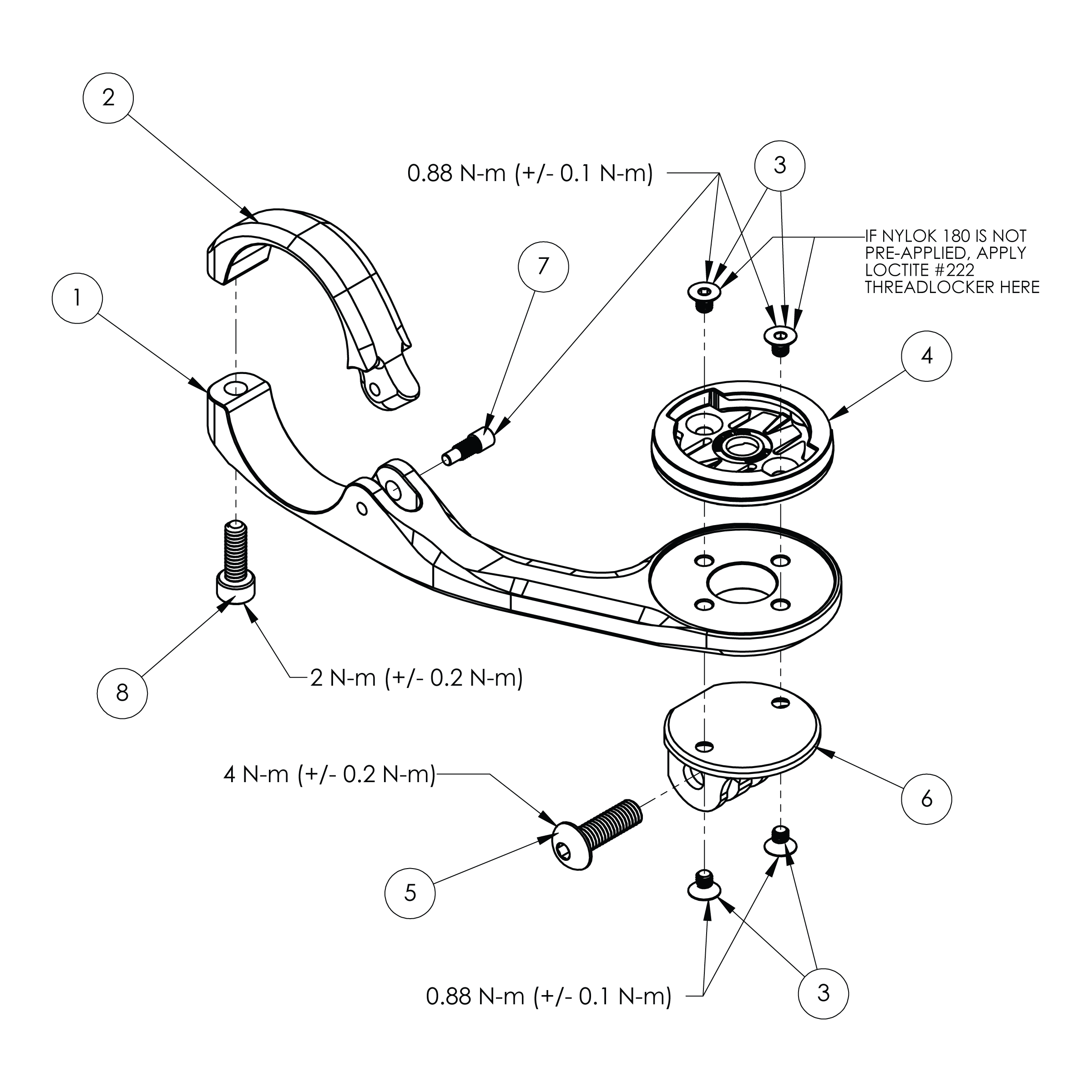 Replacement Computer Mount Hardware