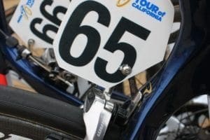 Quick Release with Rubber Bands（Include Plate） Thinvik Bike Race Number Plate Holder Cycling Number Mount 